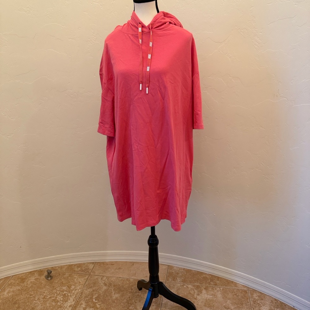 UGG Bright Coral Hooded Tunic Dress